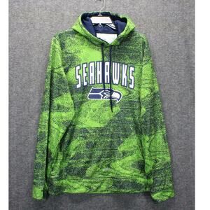 Zubaz Seattle Seahawks NFL Men's Static Hoodie Size Large